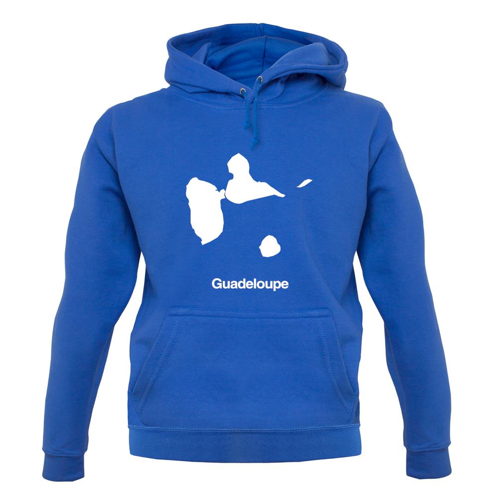 Guadeloupe Silhouette unisex hoodie