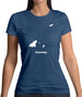 Guernsey Silhouette Womens T-Shirt