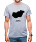 Hungary Silhouette Mens T-Shirt