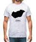 Hungary Silhouette Mens T-Shirt