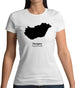 Hungary Silhouette Womens T-Shirt