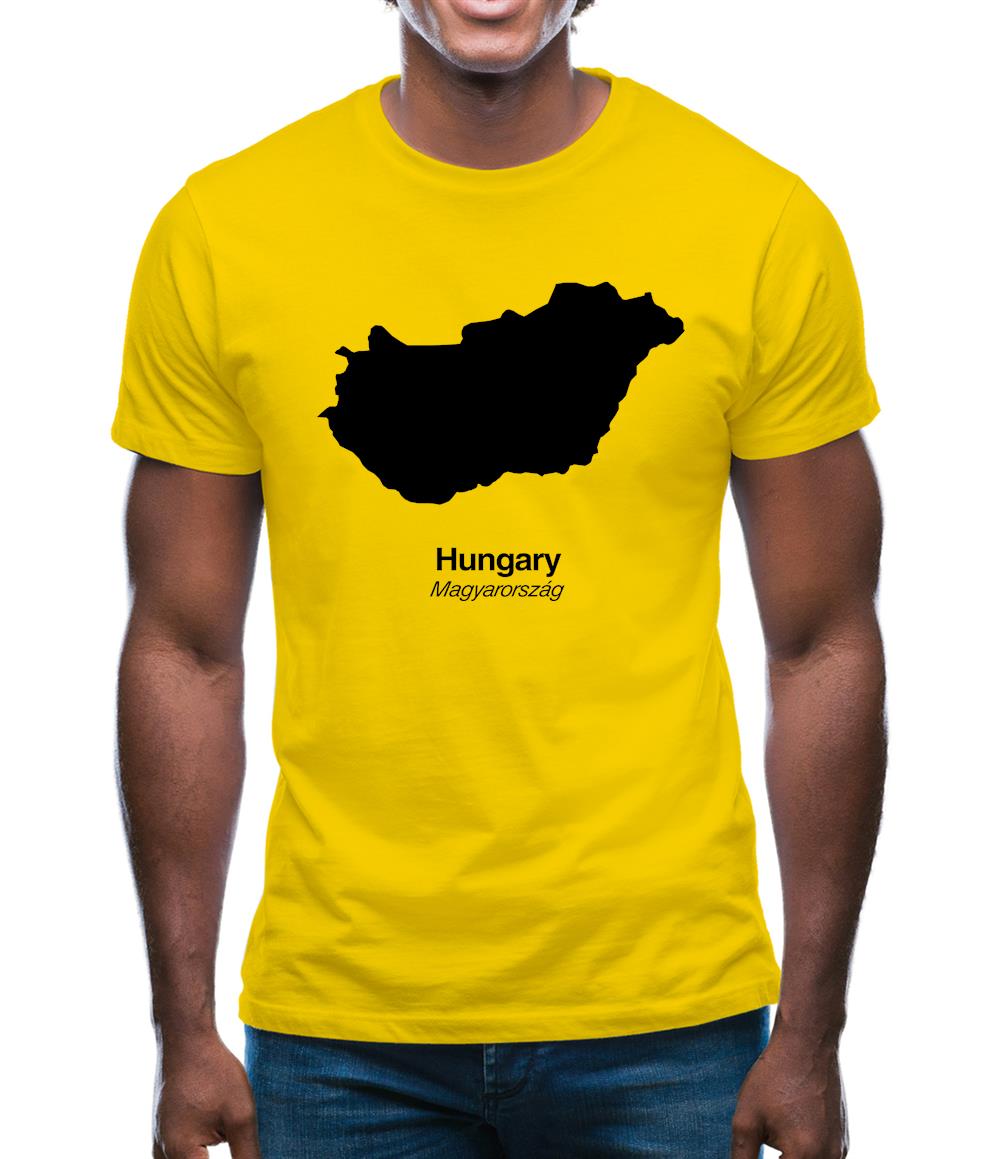 Hungary Silhouette Mens T-Shirt