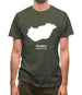 Hungary Silhouette Mens T-Shirt