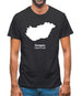 Hungary Silhouette Mens T-Shirt