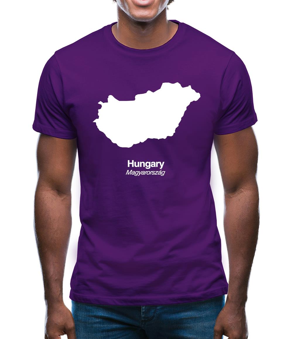 Hungary Silhouette Mens T-Shirt