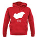 Hungary Silhouette unisex hoodie