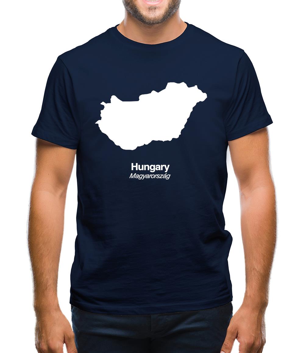 Hungary Silhouette Mens T-Shirt
