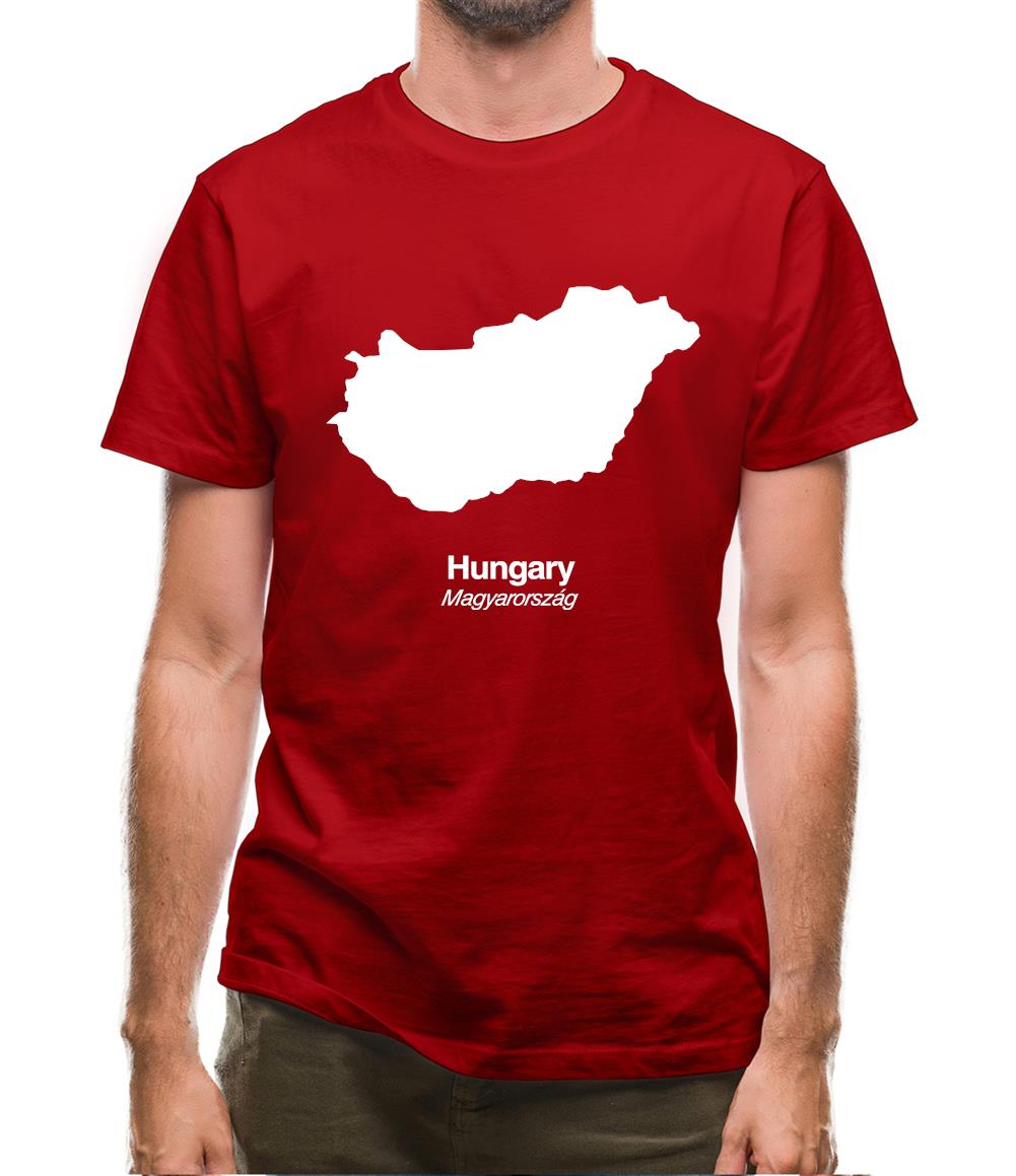 Hungary Silhouette Mens T-Shirt
