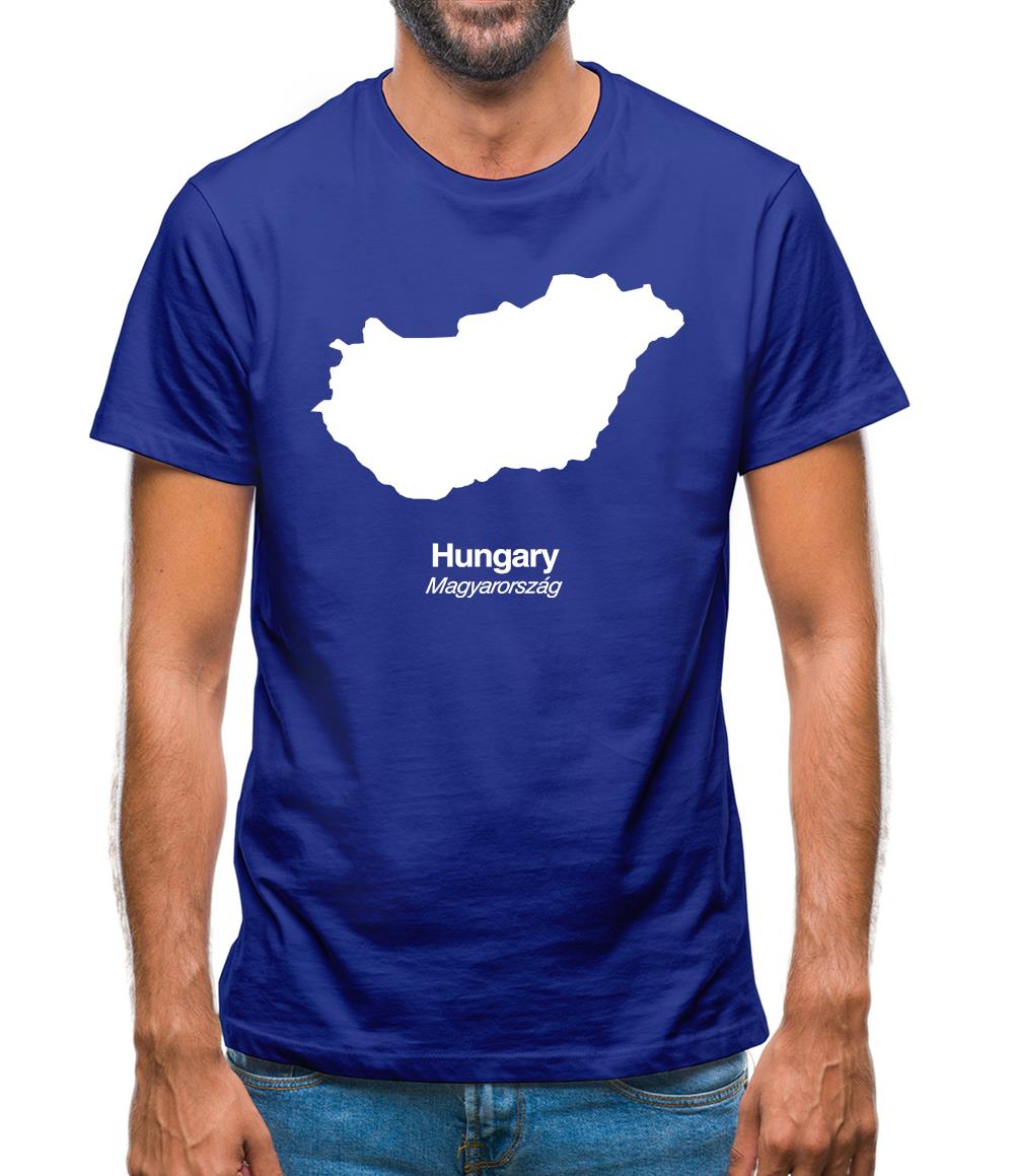 Hungary Silhouette Mens T-Shirt