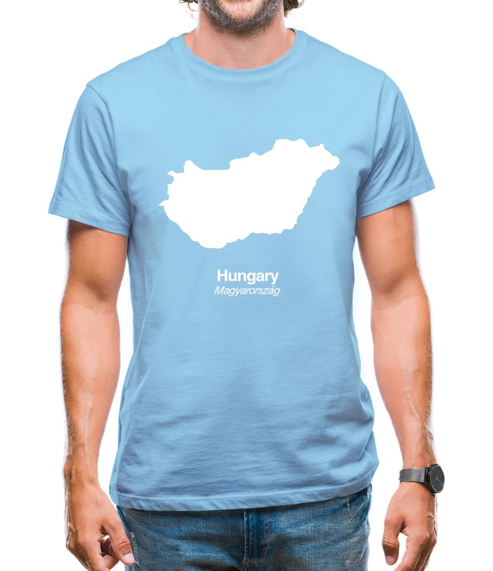 Hungary Silhouette Mens T-Shirt