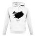 Iceland Silhouette unisex hoodie