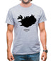 Iceland Silhouette Mens T-Shirt