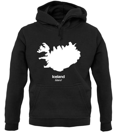 Iceland Silhouette unisex hoodie