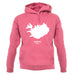 Iceland Silhouette unisex hoodie