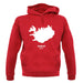 Iceland Silhouette unisex hoodie