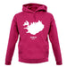 Iceland Silhouette unisex hoodie