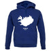 Iceland Silhouette unisex hoodie