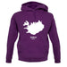 Iceland Silhouette unisex hoodie