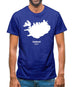 Iceland Silhouette Mens T-Shirt