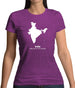 India Silhouette Womens T-Shirt