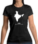 India Silhouette Womens T-Shirt