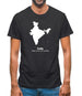 India Silhouette Mens T-Shirt