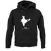 India Silhouette unisex hoodie