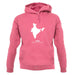 India Silhouette unisex hoodie