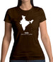 India Silhouette Womens T-Shirt