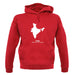 India Silhouette unisex hoodie