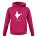 India Silhouette unisex hoodie