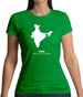 India Silhouette Womens T-Shirt