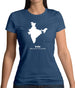 India Silhouette Womens T-Shirt