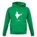 India Silhouette unisex hoodie