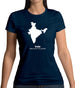 India Silhouette Womens T-Shirt