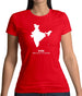 India Silhouette Womens T-Shirt