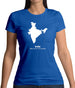 India Silhouette Womens T-Shirt