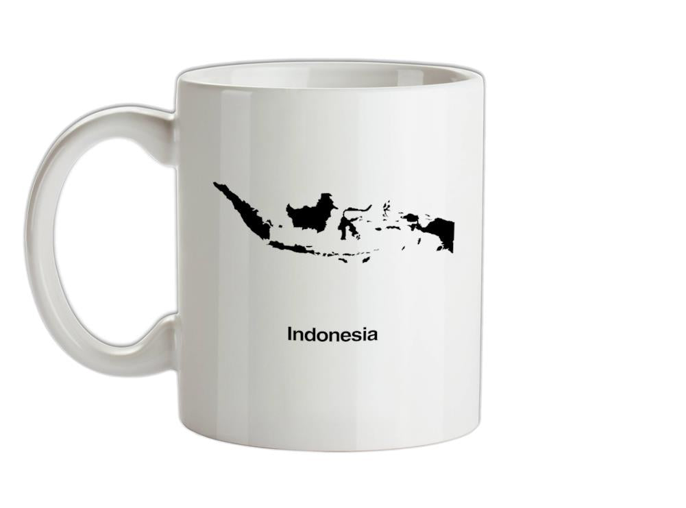 Indonesia Silhouette Ceramic Mug