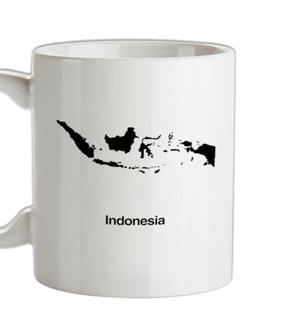 Indonesia Silhouette Ceramic Mug