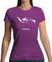 Indonesia Silhouette Womens T-Shirt