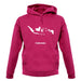Indonesia Silhouette unisex hoodie