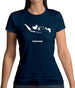 Indonesia Silhouette Womens T-Shirt