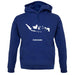 Indonesia Silhouette unisex hoodie
