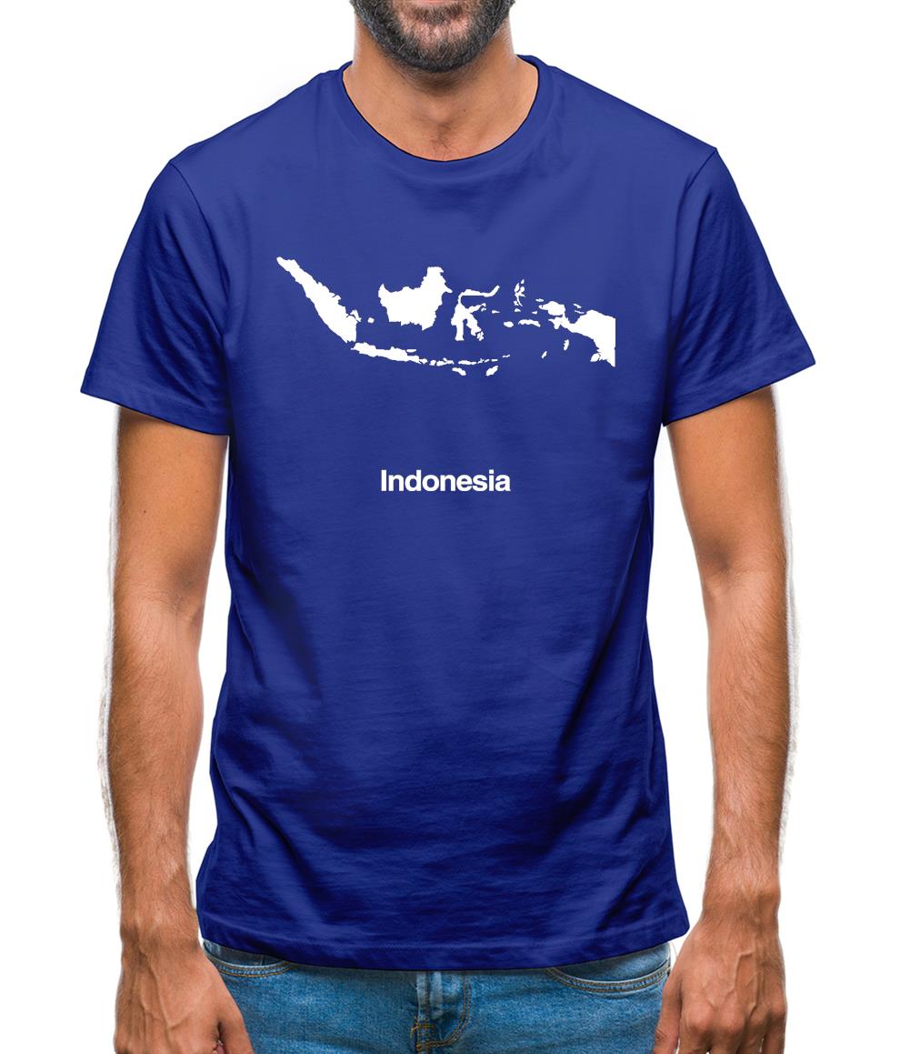 Indonesia Silhouette Mens T-Shirt