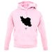 Iran Silhouette unisex hoodie