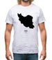 Iran Silhouette Mens T-Shirt