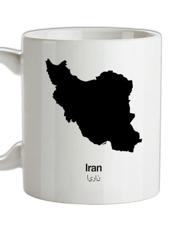 Iran Silhouette Ceramic Mug