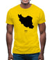 Iran Silhouette Mens T-Shirt