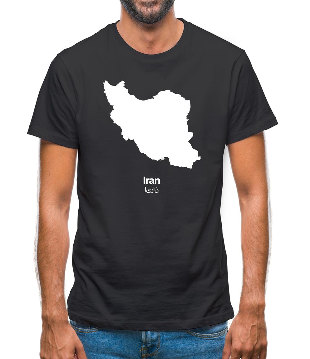 Iran Silhouette Mens T-Shirt