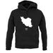 Iran Silhouette unisex hoodie